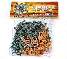 100x Toy Soldiers Green