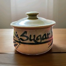 Ceramic Sugar Bowl with Lid