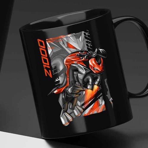 Coffee mug for kawasaki z1000 - coffee,