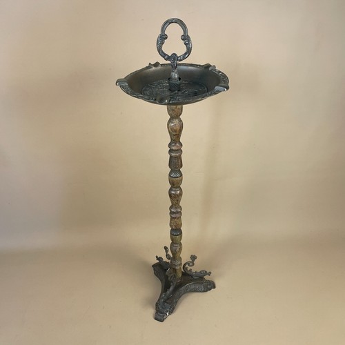 Vintage standing ashtray cast - vintage,