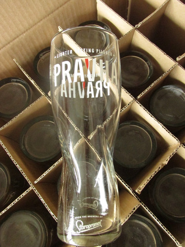Pravha pint glass brewed by - pravha,