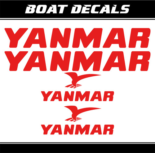 Yanmar decals motorboat - yanmar,