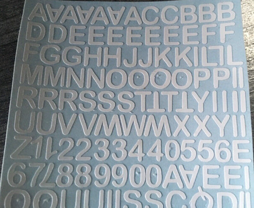 Vinyl letters numbers 100 - vinyl, letters/numbers