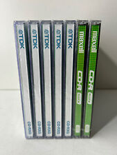 Bundle of 7 Blank and Unused 80 Minute CDs