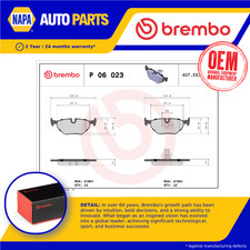 Brake Pads Set fits BMW ALPINA