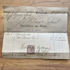 1885 Billhead - William