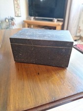 Antique Asian Brass Square Box