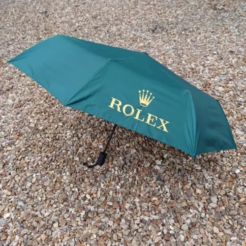 Rolex green used umbrella - rolex,