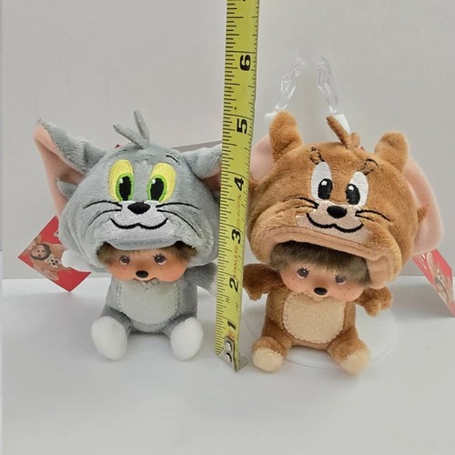 2pc monchhichi tom - x, jerry