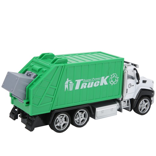 - garbage, truck)