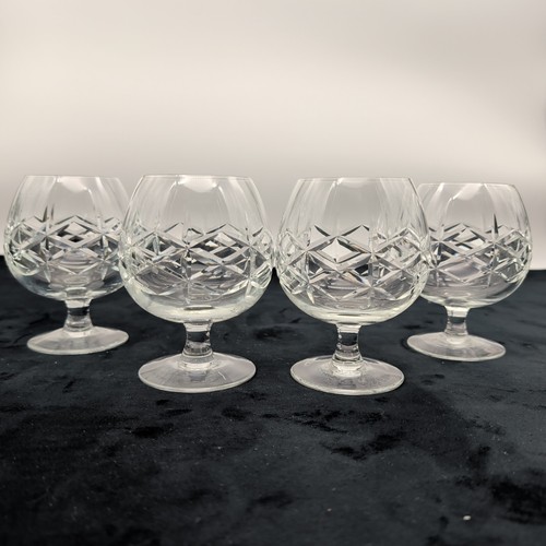 Cut crystal brandy balloon - cut,