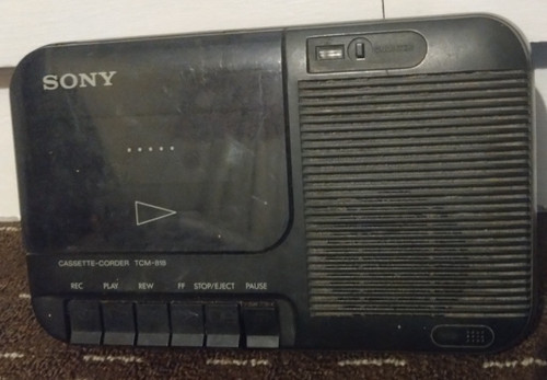 Sony tcm 818 cassette - sony, corder