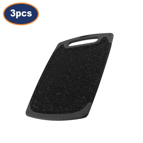Plastic cutting board - plastic, black