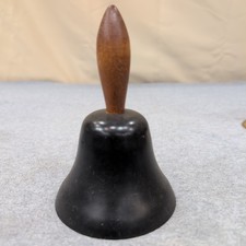 Vintage Metal School Hand Bell