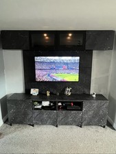 IKEA Besta Burs TV Unit with Wall Shelf Cabinet Storage