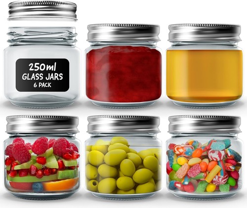 Versatile 250ml mason jars - versatile,