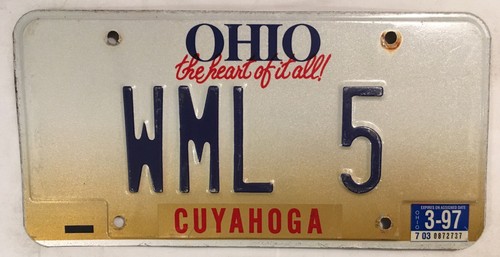 Vanity wml license plate - vanity,