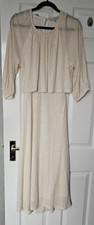 Ladies Next Cream Sequin Dress