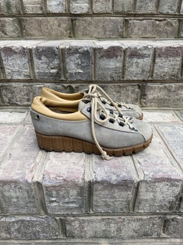 Vintage 70s gray suede - gray,