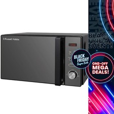 Russell Hobbs RHM2076B 800W 20L Compact Digital Control Solo Microwave Oven