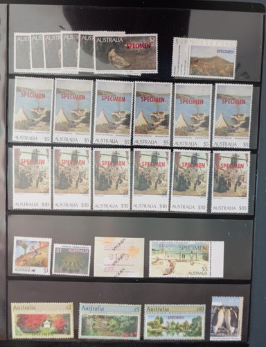 Australian decimal specimen - australian,