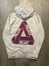 Palace White Reacto Tri-Ferg Hood SS23 Size S