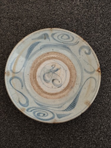 Vintage studio pottery - studio, blue