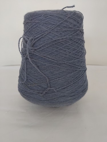 100 pure wool mid blue - 100%,