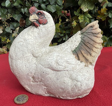 Studio Pottery Hen Chicken Sculpture By Guy James Holder Signed