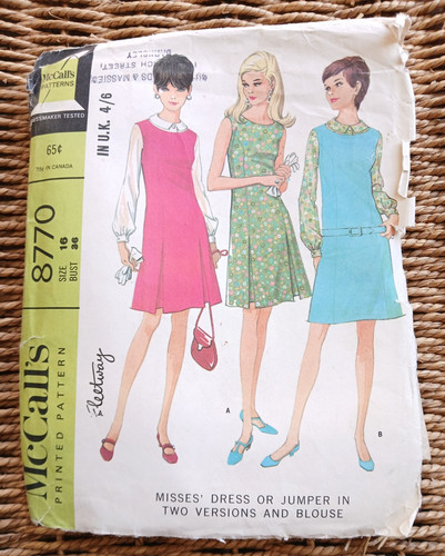 Vintage 1960s mccall sewing - vintage,
