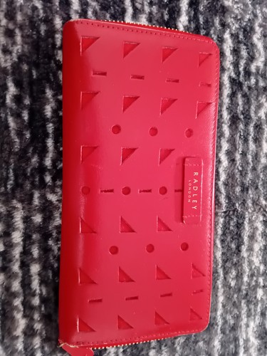 Radley red zip around - zip, purse