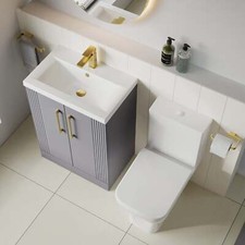 Deco squared 600mm satin - 600mm, grey