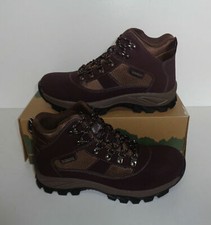 Mens New Waterproof Brown Memory Foam Walking Hiking Trekking Boots Sizes 7-12