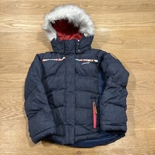 Decathlon Wed’ze Kids Padded Winter Ski Jacket Coat Fleece Hood 6 Years