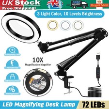 10x magnifying glass lamp - glass,