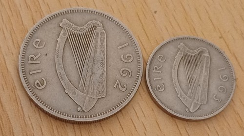 Ireland coins - coins, x2