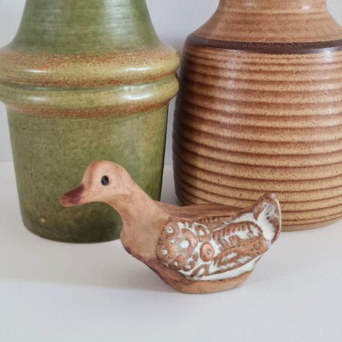 Vintage tremar pottery duck - vintage,