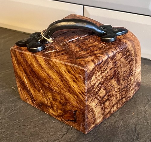 Handmade suffolk oak door stop - handmade,