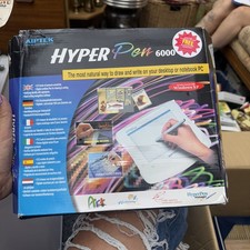 Boxed AIPTEK Hyper Pen 6000 Writing/Drawing Tablet For Windows EC Complete