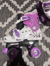 Osprey Quad Girls' Roller Skates, Size 13 - 3 Adjustable, Purple