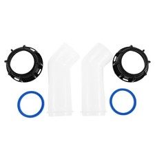 2Pcs IBC Drainage Bent Clay
