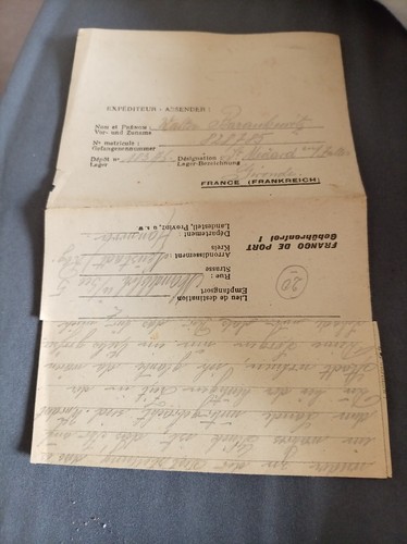 Pow post french ww2 - ww2, nice