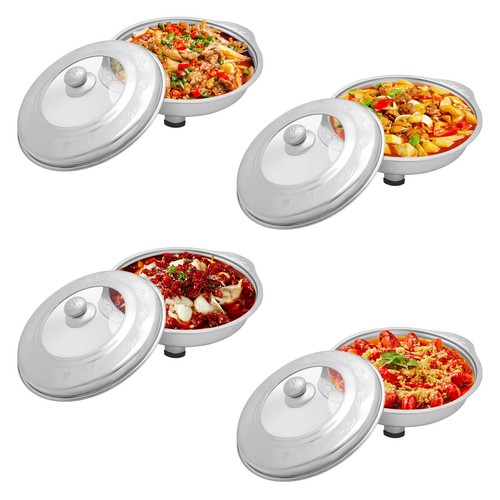 4pcs buffet dish trays - 4pcs,