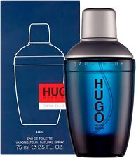 HUGO BOSS DARK BLUE 75ML EDT SPRAY MEN NEW & SEALED FREE P&P - NEXT DAY SHIPED