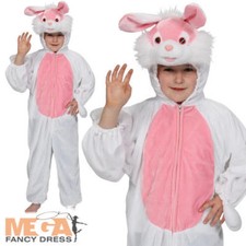 Kids Easter Bunny Rabbit Animal Fancy Dress Child Boys Girls Costume Kids 3-11
