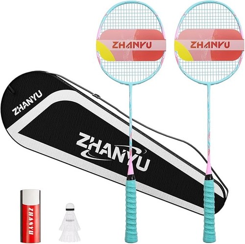 Badminton racket set carbon - badminton,