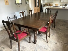 Antique Snooker Table/Dining Room Table
