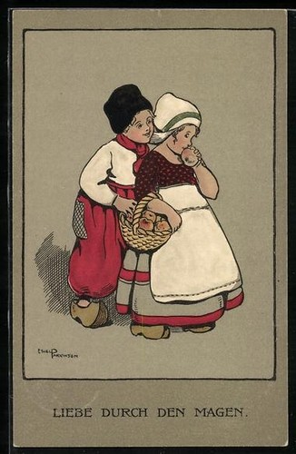 Artist postcard ethel - postcard,