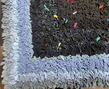 Handmade proggy proddy mat