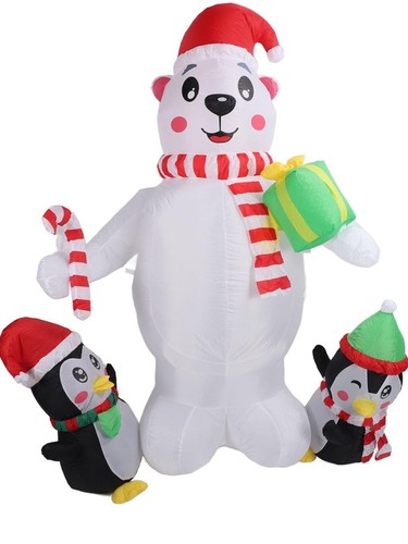 6ft large inflatable polar - 6ft,